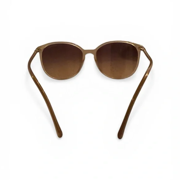 AUTHENTIC CHANEL Beige Frame Sunglasses with Brown Gradient Lenses - Picture 5 of 11